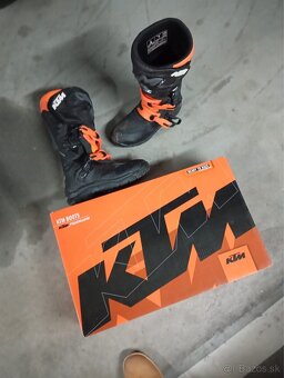 KTM COROZAL WP BOOTS BLACK ORANGE FL - 9