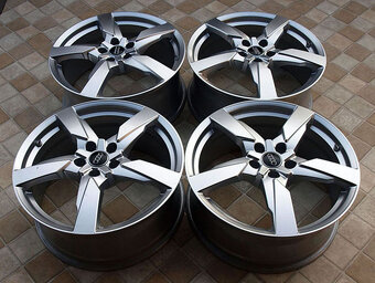 19" Alu kola = 5x112 = AUDI TT – TTS – ORIGINÁL SADA + ČIDL - 9