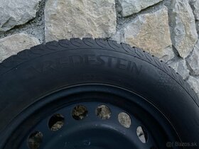 Plechové disky 6J x 15 + pneu 195/65 R15 zimné - 9