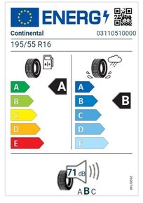 Predám nové letné pneumatiky CONTINENTAL 195/55 R16 87H. - 9