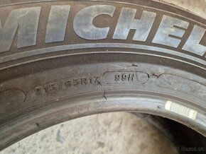 215/65 r17 zimné 4 ks MICHELIN dezén 7,7 - 5 mm - 9