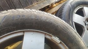 Disky VW 6Jx15H2 ET38+pneumatiky Matador  zima 195/65R15 - 9