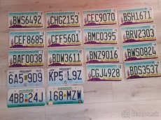 Americké SPZ Licence plate  originál použité stare znacky - 9