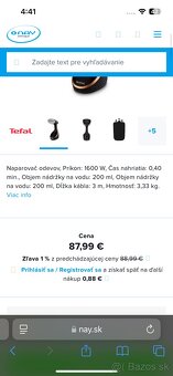 Rucny naparovac tefal access steam - 9