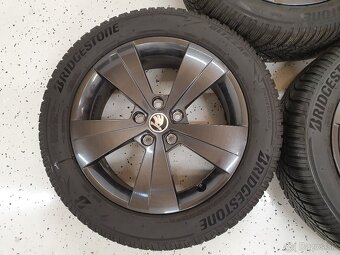 Zimná sada 215/55 r17 + Alu Škoda Triton 5x112 - 9