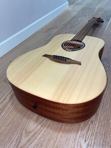 LAG Tramontane T70D Natural Satin Akustická Gitara - 9