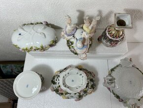 Figuralny porcelan miska amfora anjelik - 9