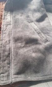 Extra teplý pánsky kožuch/kabát z pravej kože - 9