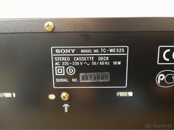 SONY RECEIVER TAPE DECK - 9