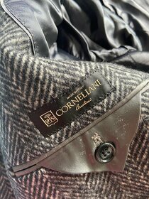 Corneliani luxusný talianský pánsky kabát 56 (L/ menšie XL) - 9