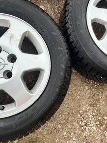 Hliníkove disky so zimnými pneu. 5x110 R15, 195/65 R15 OPEL - 9