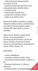 Predám Kočík Petite&Mars Street + RWS OAK - 9