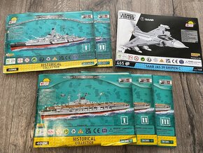 LEGO stavebnice COBI: Bismarck+Graf Zeppelin+Jas Gripen C - 9