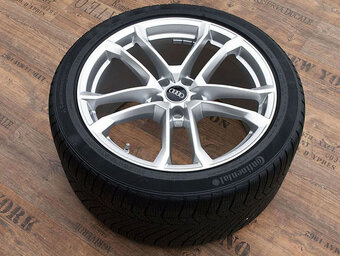 19" Alu kola = 5x112 = AUDI R8 = TÉMĚŘ NOVÉ – ZIMNÍ + ČIDLA - 9