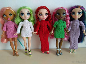 Kožuchy šaty pre bábiky Rainbow high barbie čiapky - 9