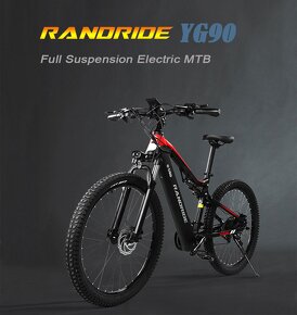 Výkonný ebike Randride 27.5x2.4",1000W,17Ah,45km/h,120km,24k - 9