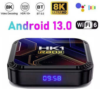 Medialne centrum Set Top Box HK1 Rbox, android 13, 8K - 9