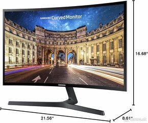 SAMSUNG CF396, LED Monitor Zakrivený 24” - 9