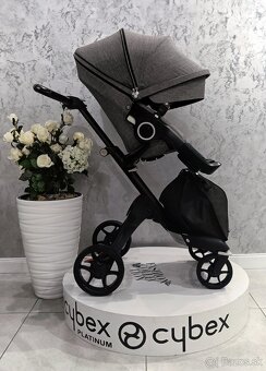 TROJKOMBINÁCIA STOKKE XPLORY V6 BLACK MELANGE BROWN - 9