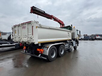 VOLVO FMX Trojstranný sklápač s hydraulickou rukou ,Euro 6 - 9