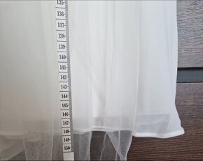 Tehotenské svadobné šaty so závojom - 9