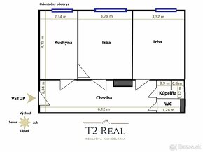 2 IZBOVÝ BYT – NÁMESTIE 1.MÁJA, CENTRUM,57 M2–NÍZKE NÁKLADY - 9