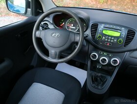 Hyundai i10 benzín 4-valec 2008, modrá metalíza - TOP PONUKA - 9