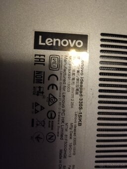 Lenovo Ideapad 330s - 15IKB intel i5 8gen, 128GB SSD, - 9