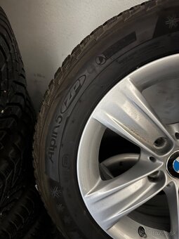 BMW 3 disky + zimné pneu 225/55R 16 originál BMW - 9