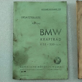 BMW R35 SEZNAM DÍLŮ & DÍLENSKÁ PŘÍRUČKA ORIGINÁL - 9