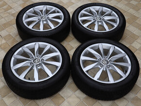 17" Alu kola = 5x112 = VW GOLF 5 6 7 – DIJON – ZIMNÍ MICHELI - 9