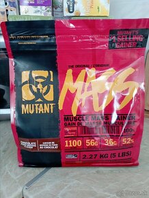 Gainer Serious Mass 5,5 kg a  Mutant Mass 7 kg  a  iné - 9