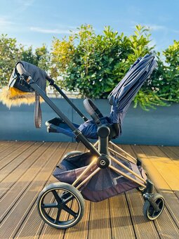 Cybex priam 2019 rose gold, farba Midnight blue - 9