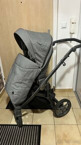 Kočík 3v1 Roan Bloom Grey Dots + ISOFIX základňa na vajíčko - 9