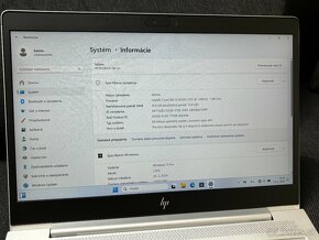 14" HP EliteBook 840 G5, i5-8250U, 16GB DDR4, 256GB SSD - 9