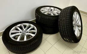 Predám komplet zimné kolesá Volkswagen R16 5x112 - 9