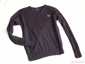 Fred Perry pánsky bavlna čierny sveter  S-M - 9