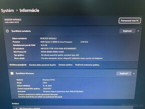 PREDÁM HERNÝ PC - R5 5600X, RTX 3060, 32GB DDR4, SSD, HDD - 9