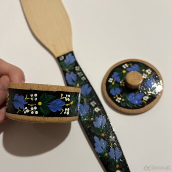 Soľnička a lopatka Handmade darček pre Veľkú noc - 9