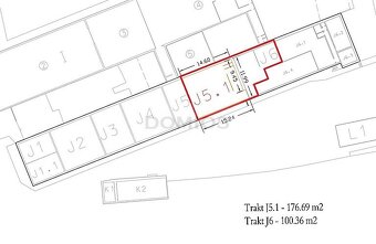 Výrobno-skladová hala (277,05 m2, rampa, kancel., WC, KE-J) - 9