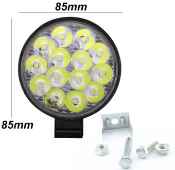 LED SVETLA OKRUHLE - 2ks - 42W + kabeláž - 9