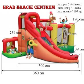 Nafukivaci skakaci hrad Prenajom - 9