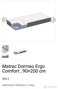 DORMEO Ergo Comfort 80x 200 - 9