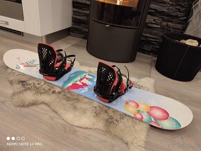 Snowboard 128 cm s viazaním ÚPLNE NOVÉ - 9