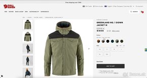 Paperová bunda Fjallraven Greenland No.1 Down Jacket M - 9