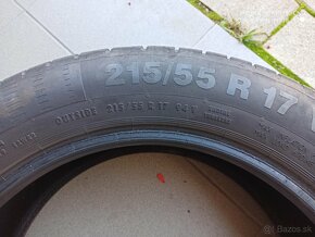 letne pneu Continental 215/55 R17 - 9