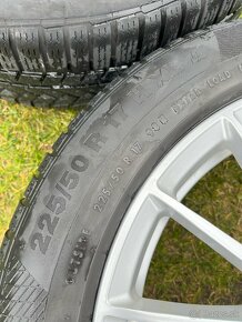 ALU KOLA 5X112 R17 , Orig. Audi , Zimní pneu 6.8mm - 9