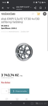 Empi kolesá vw chrobák 4x130 - 9