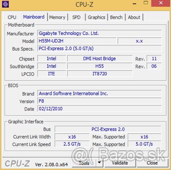 Predám základná dosku Gigabyte H55M-UD2H+cpu+ram. - 9