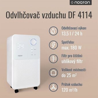 Odvlhčovač a čistička vzduchu Noaton DF 4114 - 9